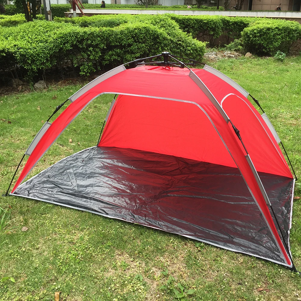 Automatic Quick Set Pop Up Outdoor Custom Easy Setup Portable Folding Logo Sunshade Sun Shade Beach Tent Camping For Beach