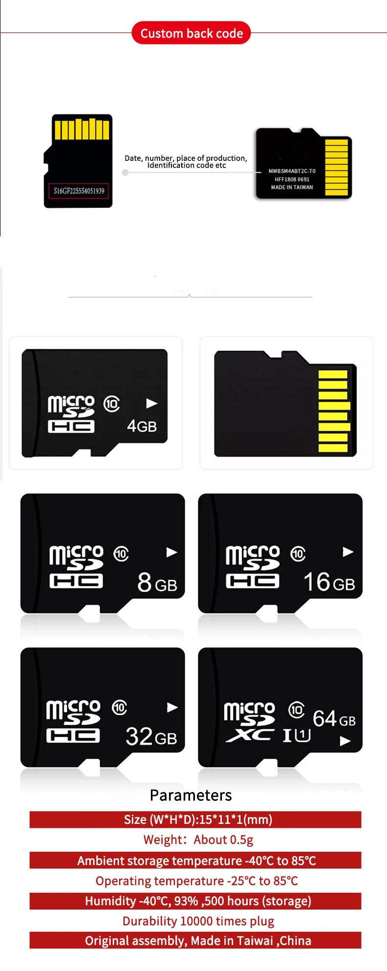 Custom LOGO High Speed 4 8 16 32 64 128 256GB Micro Tf Sd Memory Card - ANKUX.COM