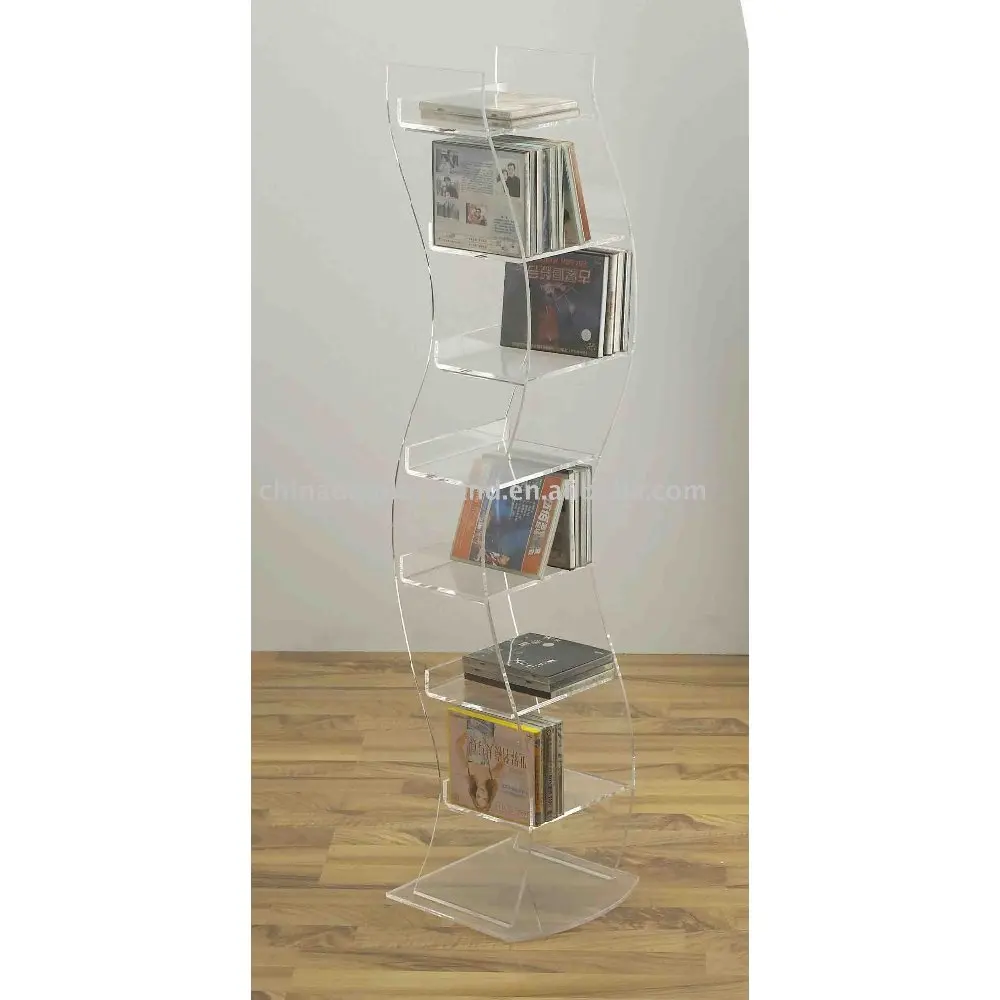 
Acrylic CD & DVD Racks / Acrylic Floor Standing CD Rack 