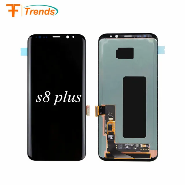 

with for samsung service pack Original lcd Lcds For Samsung Galaxy S8 Plus LCD Screen Replacement without frame, Black;white;gold