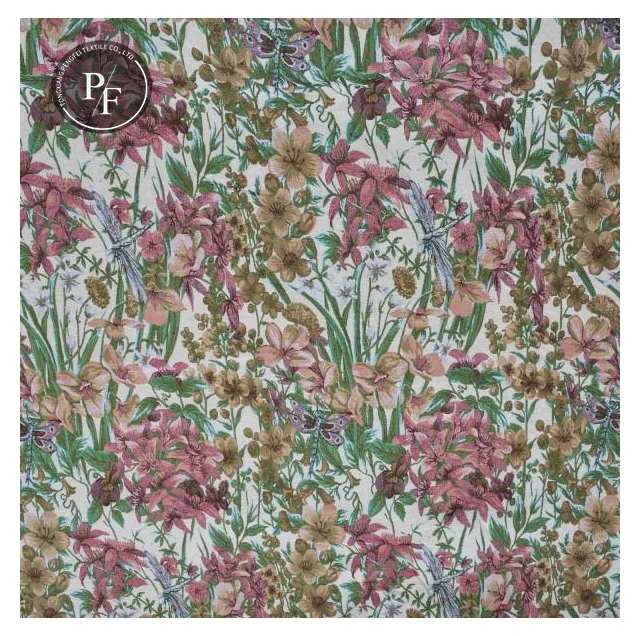 floral upholstery fabric