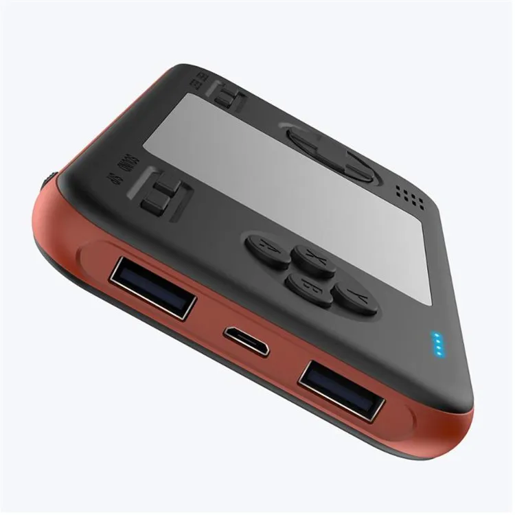 Charging And Playing Games 8000mah Battery Power Bank Retro Video