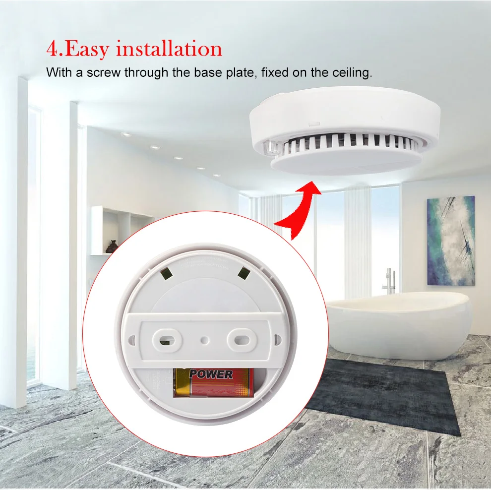 Cheap Bdy1 Standalone Photoelectric Operated Home Smoke Alarm Buy