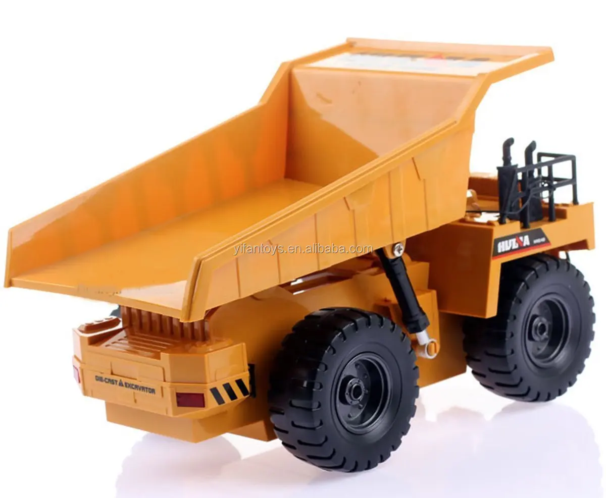 Huina 1/18 Scale 6ch 2.4g Remote Control Dump Truck 4 Wheel Driver Mine Engineer Construction