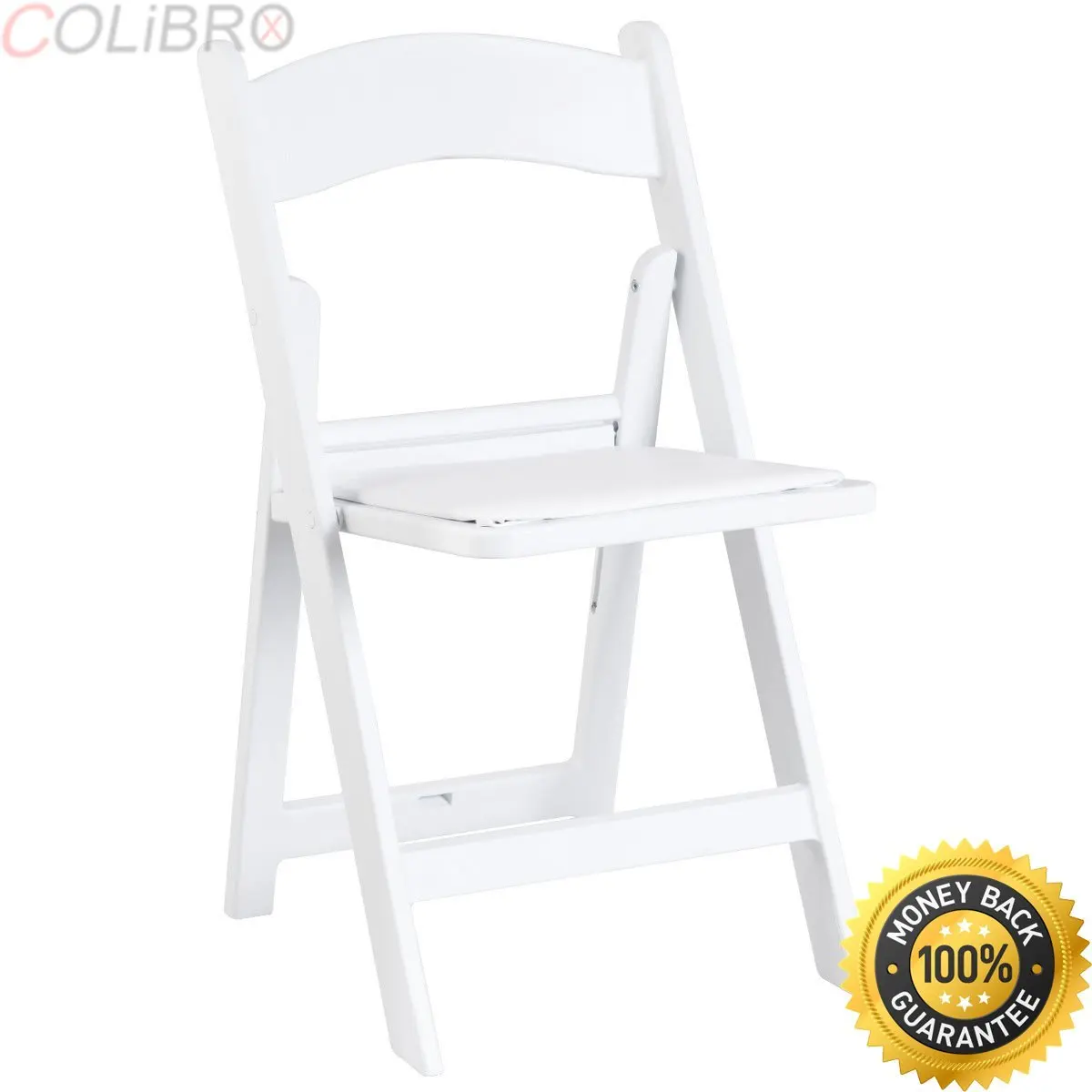 buy colibroxset of 4 plastic folding chairs pu leather