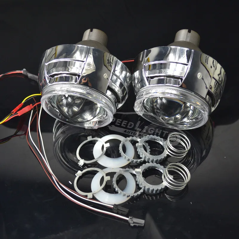 Hid Projector Headlight Kit 3 Inch D2s Bulb Car Angel Eye Projector Headlights Buy Car Angel