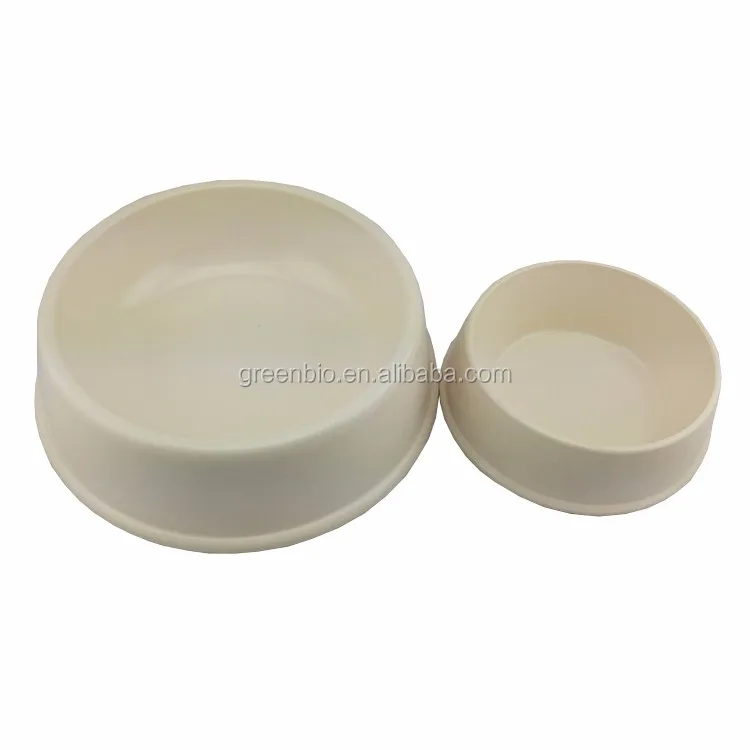 Bamboo Fibre Pet Food Feeder Hot Puppy Dog Cat Plastic Pet Bowl