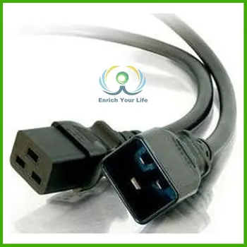 6 Ft Pc Computer Monitor Power Cord Ac Extension Cable Ss Cb021