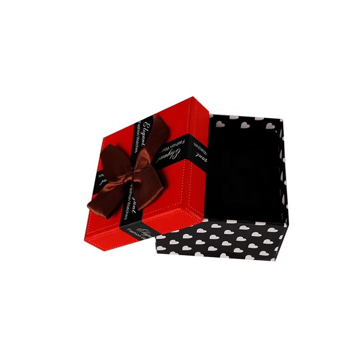 
High quality recyclable 2 piece rigid luxury custom logo paper gift packaging box 