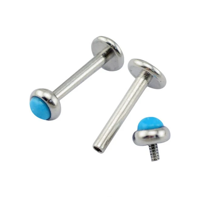 

316l Stainless Steel Body Piercing Jewelry Lip Stud Labret Ring, Color as the pictures or as you like