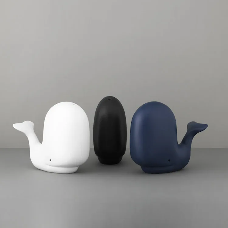 

New Design Hot Sell Happy Whale Figurine for Home Table Decoration, Custom