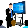 32 inch metal aluminum IFP 10 point touch UHD multitouch screen for education
