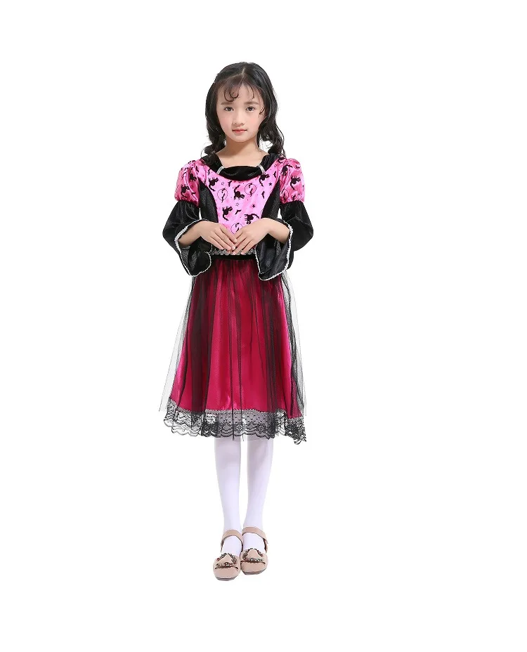 

Girl Halloweencosplay costumes children's party costumes witch costumes, As picture