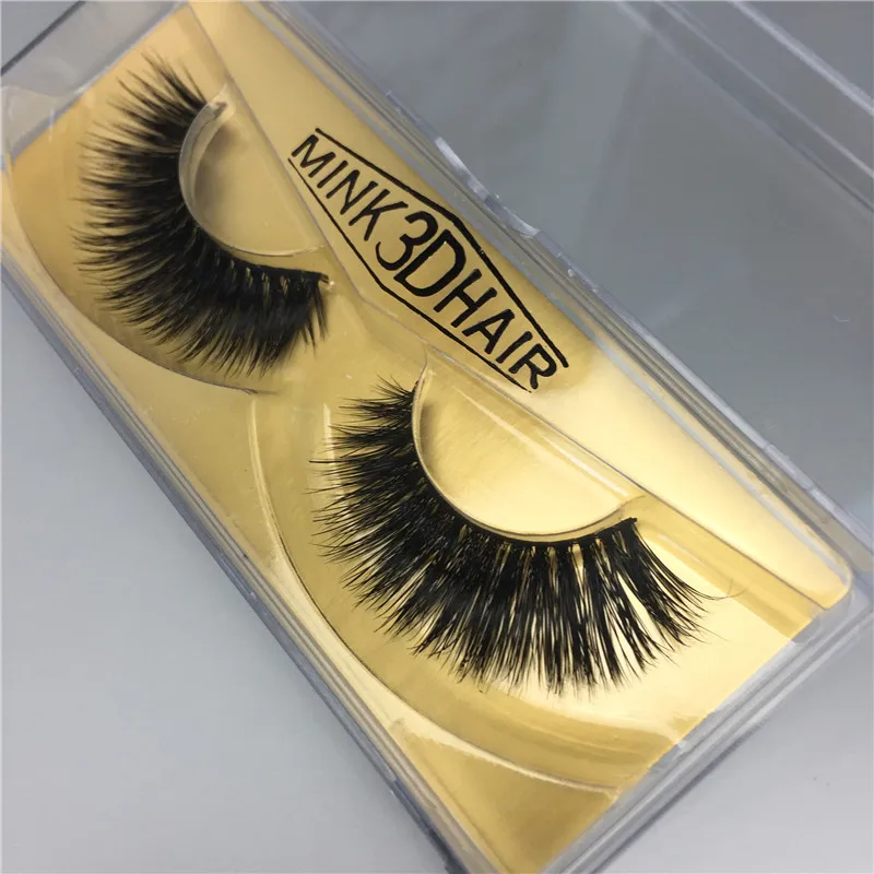 

2019 Hot Selling 3D Mink Lashes 25mm Fur Eyelashes Make Up