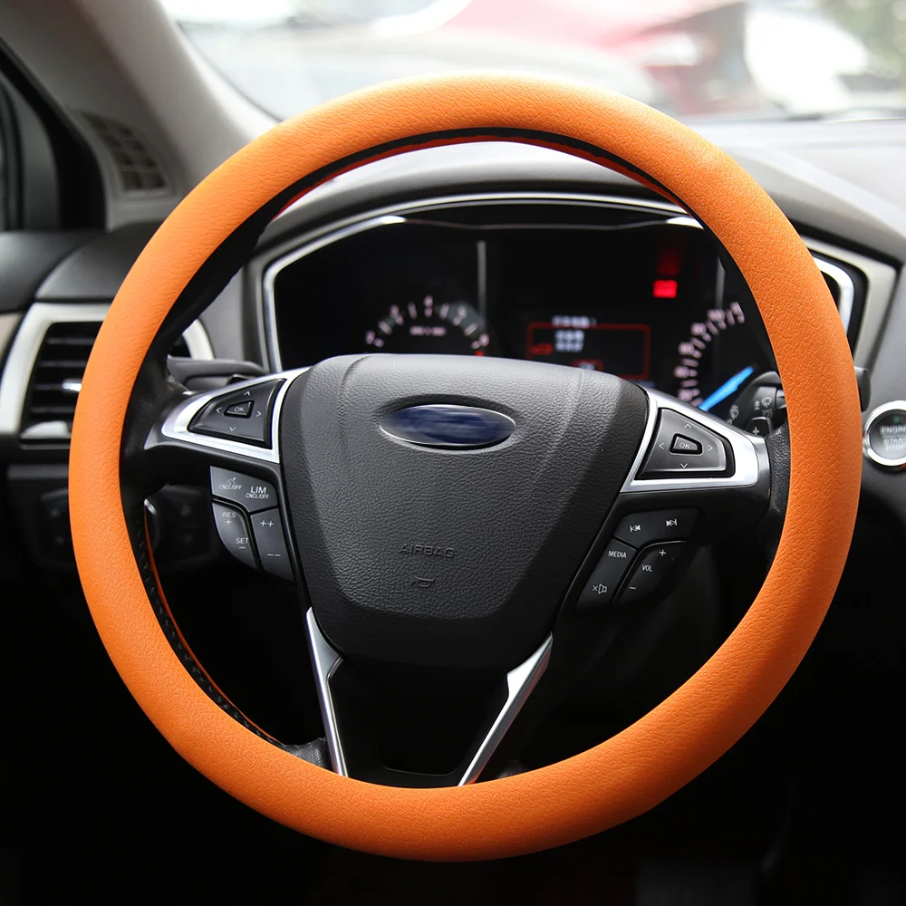 New arrival car accessory fashion durable silicone steering wheel cover