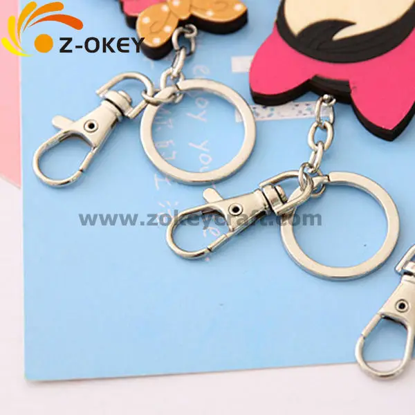 ZWP1283 Silk screening cute girl pattern laser cut wood key chain for promotion