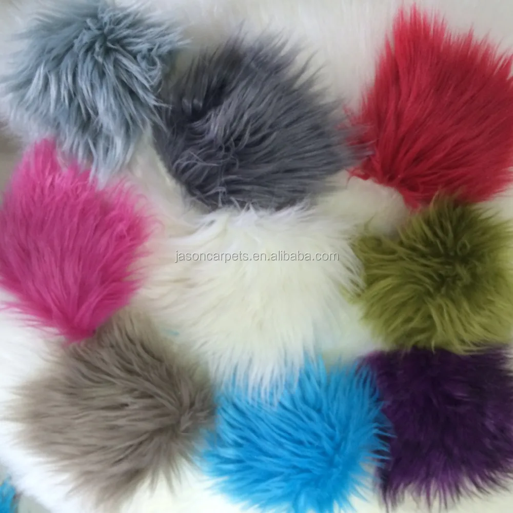 Best Selling Fluffy White Color Washable Nonslip Mat Faux Fur Bath Rug