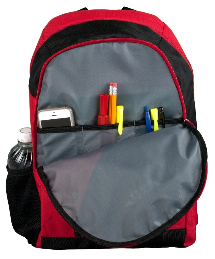 Red & Black School Backpack University Students German School Bag