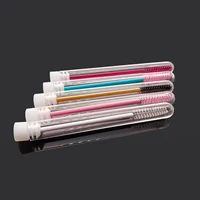 

New Style Disposable Applicator Mascara Wands with cap in tube Eyelash Extension cleansing makeup lash brush