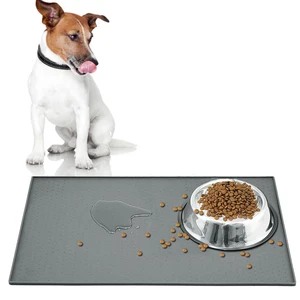 Image of Non-slip Dog Cat placemat Food Mat, Pet bowl mat