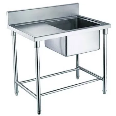 Various Design Pressing Drainboard Kitchen Table Sink Stainless Steel ...