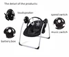 Canopy And Mosquito Net Baby Electric Swing Chair Seat