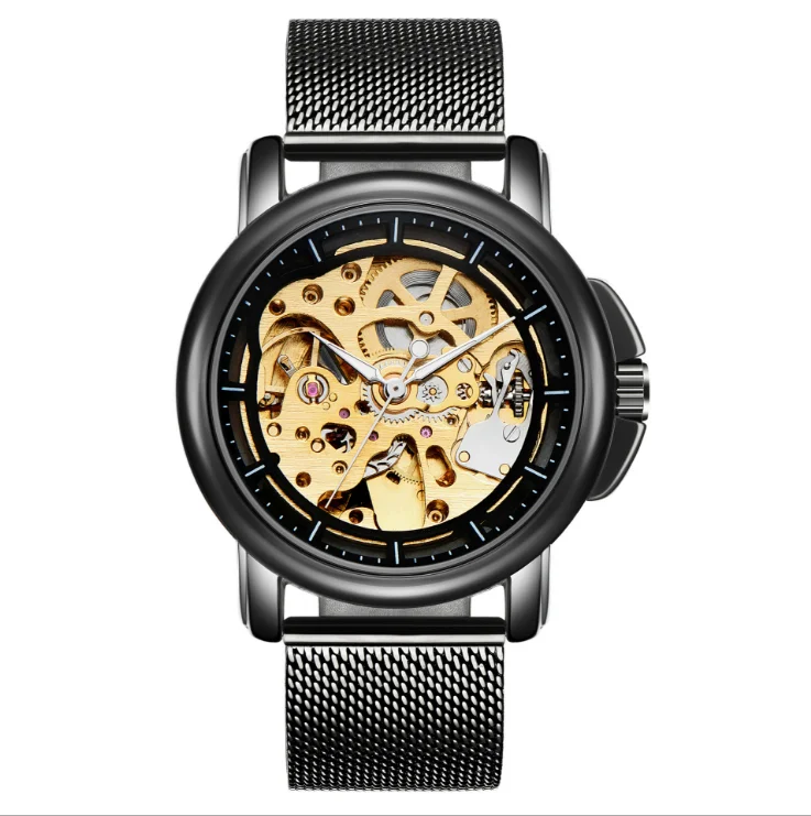 

Tevise Brand Watch Hollow Waterproof Mechanical Fashion Automatic Mechanical Men Watches, Colourful