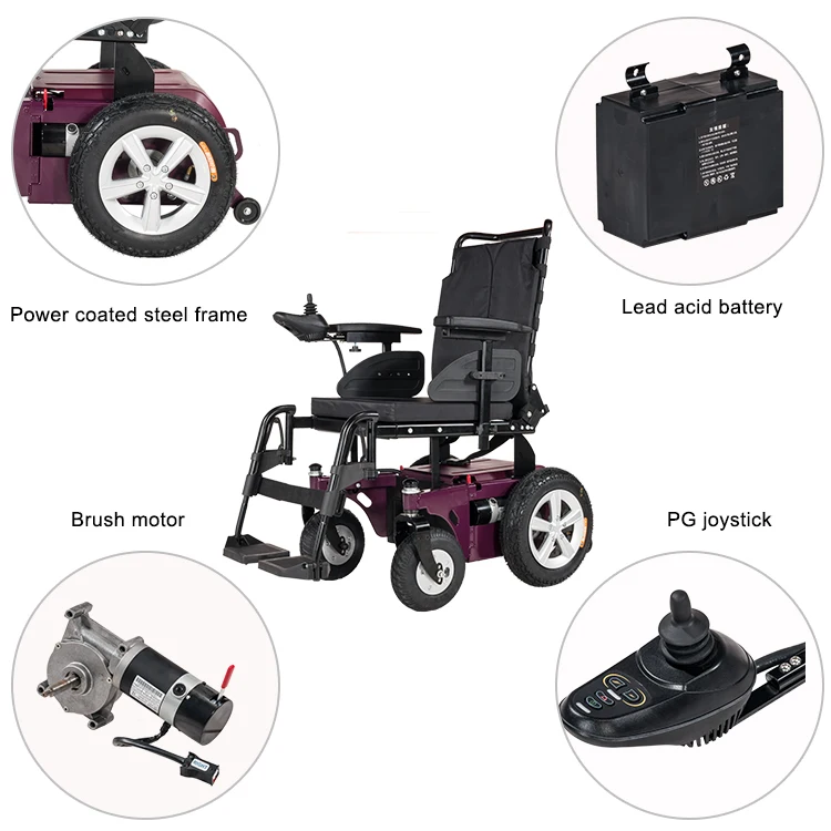Aluminum Lightweight Foldable electric wheelchair price in pakistan
