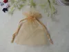 cheap price ribbon drawstring festival organza bag