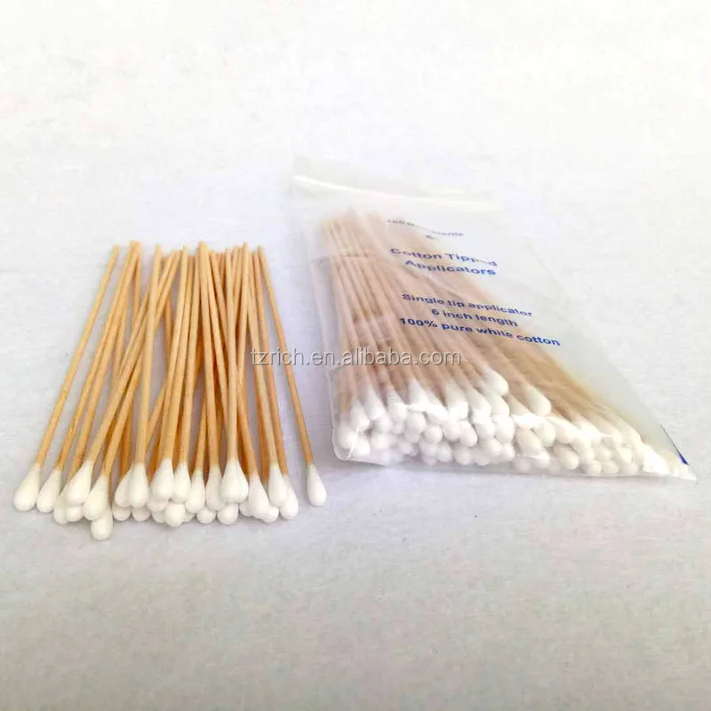 Cotton Swabs Cotton Bud For Medical Surgical Wooden Cotton Stick Buy