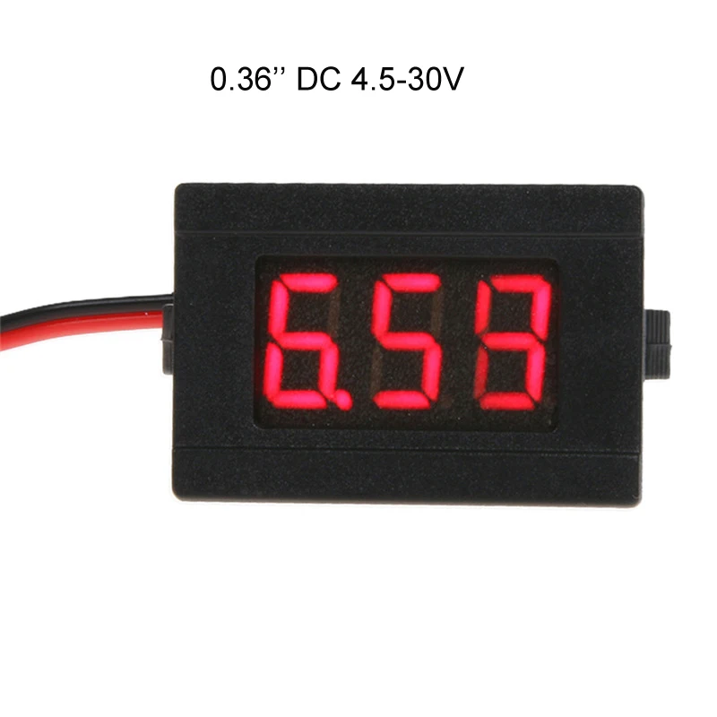 Voltmètre testeur 3 chiffres bleu DC 4,5-30 V Digital LCD voltmeter 3 digit