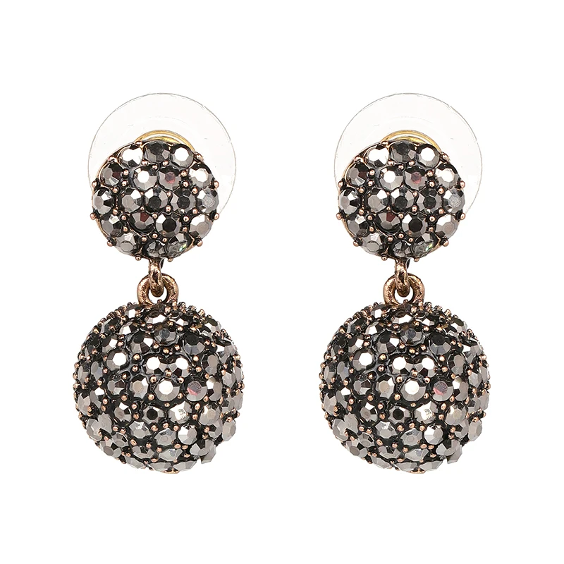 

Trendy Round Beads Earrings bijoux Balls Dangle Earrings New High Quality Fashion Earring Wholesale, Picture