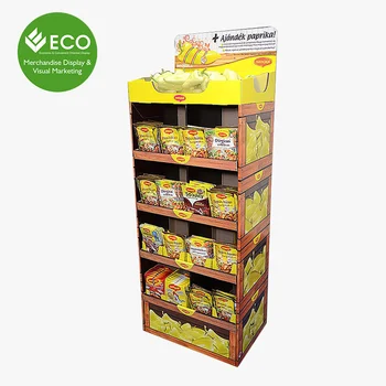 Supermarket Promosi Lantai Keripik Kentang tortilla Chip 