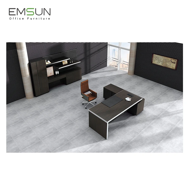 
China factory cheap price furniture l shaped office desk modern office desk executive office table design 