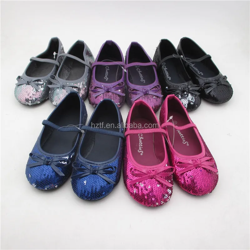 New Girl's Summer Shoes For Infants Sequin Elastic Bar Pump Assorted All Sizes 