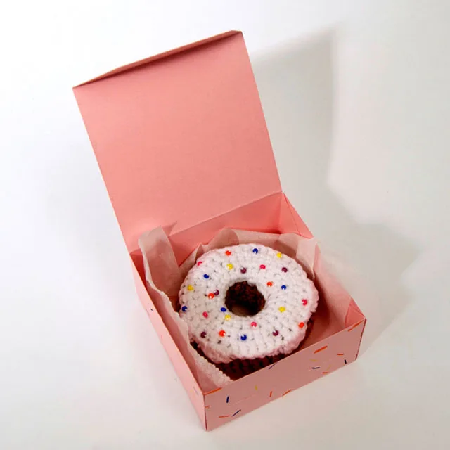 
Custom exo friendly wholesale paper donut packaging box with custom logo 