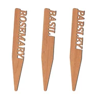 

Custom Garden Plant Labels Bamboo Plant T-type Tags Markers Nursery Pots Garden Decoration Seedling Tray Mark Tools