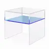 Living Room Furniture Neon Pink Clear Acrylic Coffee Table