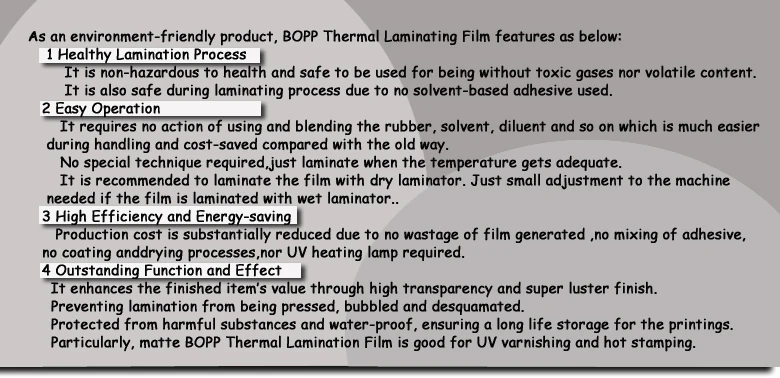 2015 New design water transfer printing film, bopp thermal laminating film formica plastic film