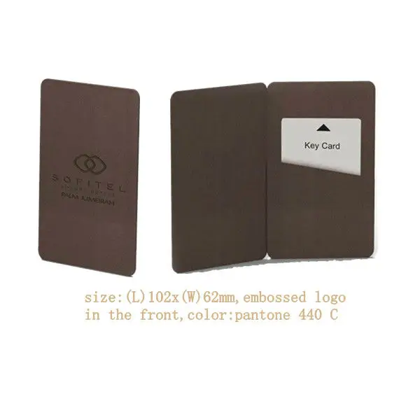Verwonderend Bipartition Key Card Holder For Hotel All Types Leather Products CP-29