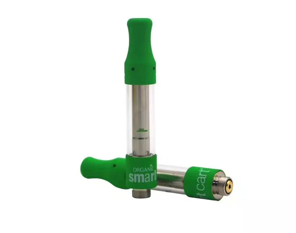 

Wholesale 1.0 gram ceramic coils smart cart vape cbd oil smart CBD cartridge, Green