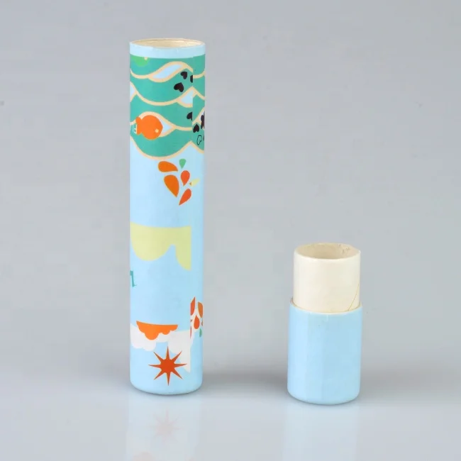
Custom Paper Packing Recyclable Test Tube Lipstick Packaging Box 