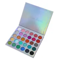 

30 Color Glitter Paper Cardboard Makeup Eye Shadow Cool Shimmering Iridescent Rainbow Chrome Eyeshadow Palette