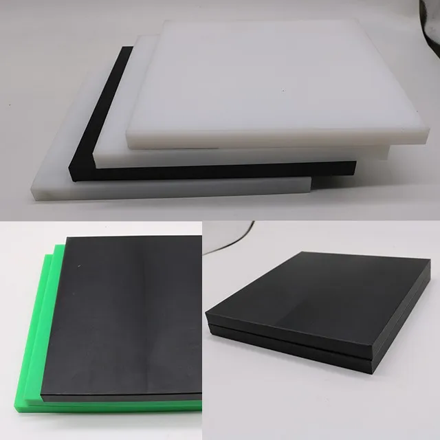 Uhmw Properties Spec Wear 16mm Uhmwpe Antistatic Black Base Plate Chopping Board Uhmwpe Hard