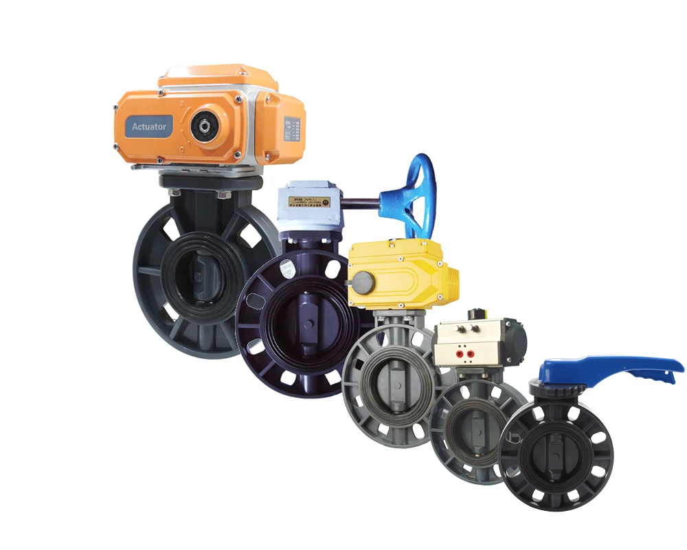 Handle Lever Type Pvc Butterfly Valve