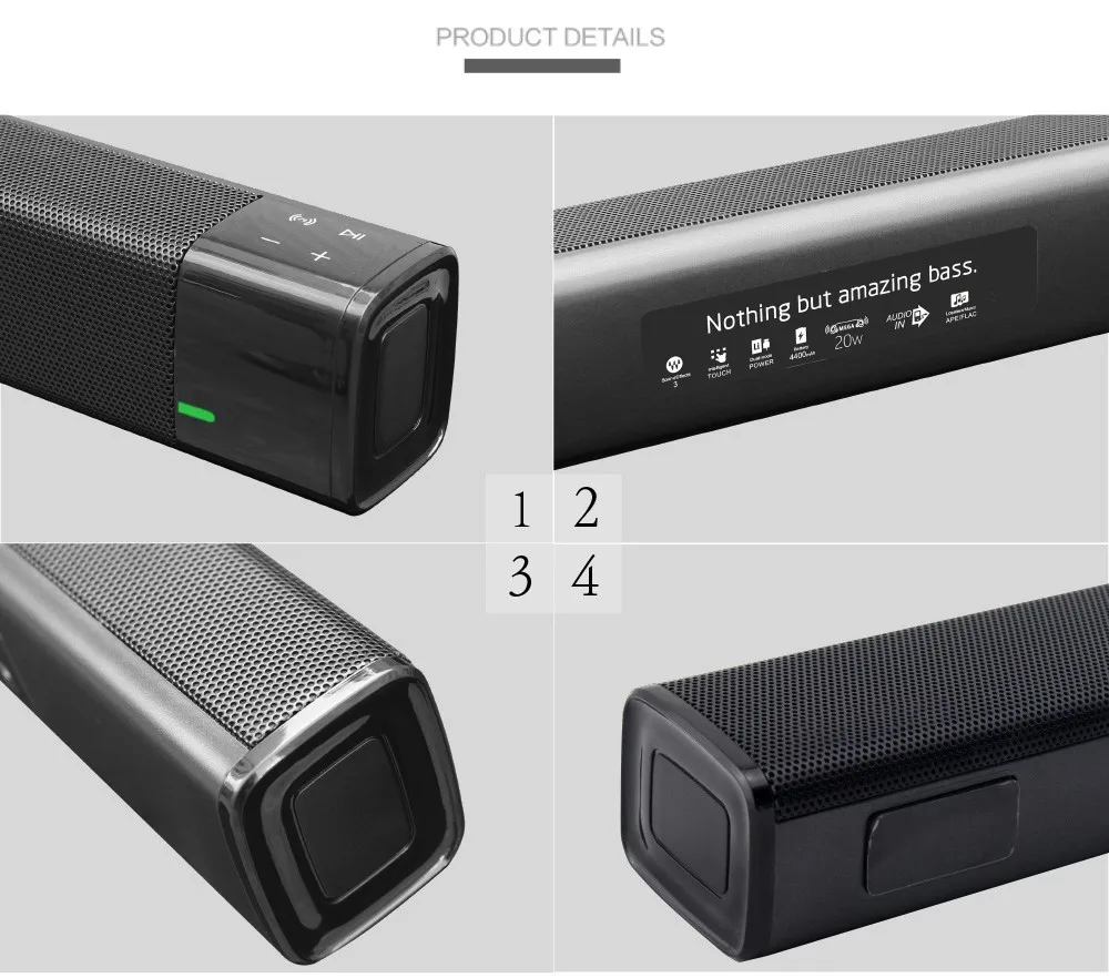 Bluetooth Speaker DEVPAT Audio Technology True Wireless Stereo 20W Bluetooth Speaker with 4400mAh Battery - ANKUX.COM
