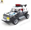 China Most popular Police vehicle Assembly gifts for Kid High quality safe kid car building block toy learning resources PA02194