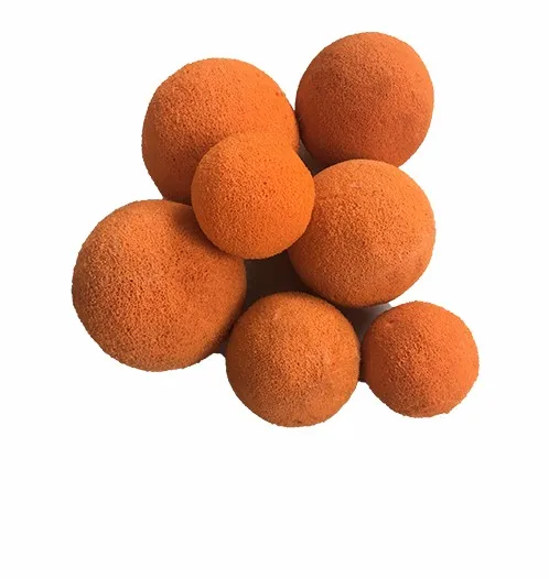 dn125 concrete pump pipe cleaning rubber sponge ball for