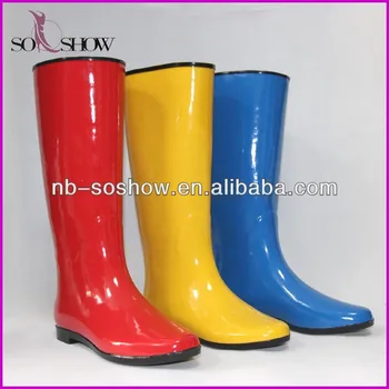 rubber boots long