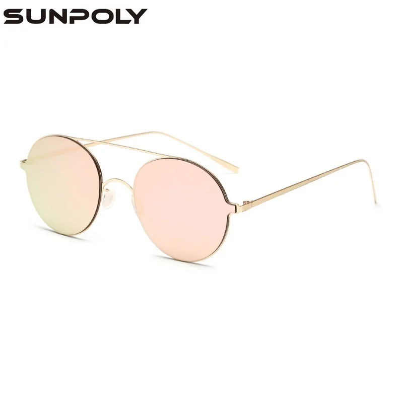

Fashion Round Sunglasses Stainless Steel Frame Polarized Tac Sunglasses 2019 New Design